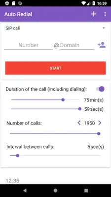 Auto Redial android App screenshot 0