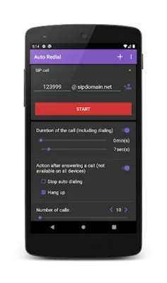 Auto Redial android App screenshot 10