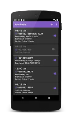 Auto Redial android App screenshot 12