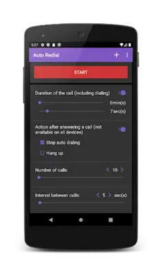 Auto Redial android App screenshot 14