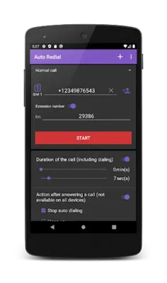 Auto Redial android App screenshot 15